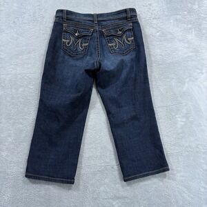 Mu Jeans Yves Castaldi Pants Women 12 x 21 Authentic Dungarees Dark Blue Y2K Vtg
